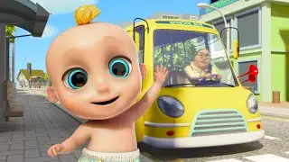 The Wheels on the Bus + TRAIN SONG + Vehicles Songs (Cars,Boats) - Fun Kids Songs for Kids
