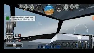 Jumbo jet flight simulator mission 3 (Stall and Recover) L-1011 Tristar