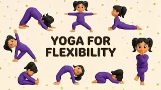Easy Yoga for Flexibility for Kids(Lying Down) | Full Body Stretch & Relax👼