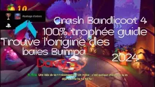 Crash Bandicoot 4 troph&eacute;e Abattage d'arbre 2024