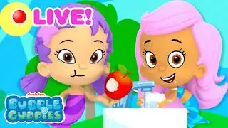 🔴 LIVE: Healthy Habits with Molly and Oona | How to Wash Your Hands like a Pro! | Bubble Guppies