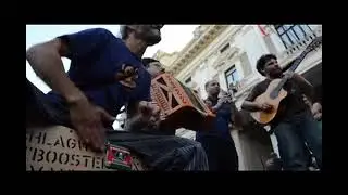 I Cosacchi e Militant A degli Assalti Frontali davanti al ministero - 8 giugno 2011