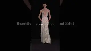 first Armani Priv&eacute; collection without Giorgio Armani #armani #hautecouture #runway