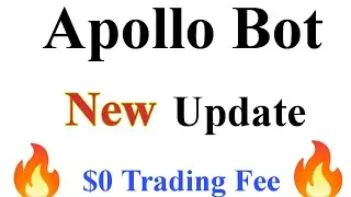 Apollo bot New update 0 trading gas fee for 18days only