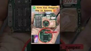 ✅️ Vivo Y16 Charging ovp ic bypass Jumper Solution 💯