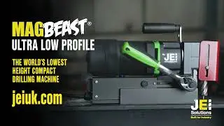 Ultra low profile compact magnetic drill only 150mm tall!  - The Magbeast &reg; ULP35 by JEI Solutions
