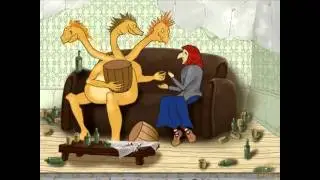 UPRC New Year - Вампиры, Анимация и оливье от Скворцов