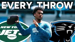 Every Throw: Bryce Young - Jets vs Panthers