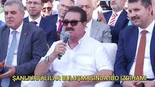 Şanlıurfalıların buluşmasında İbrahim Tatlıses izdihamı