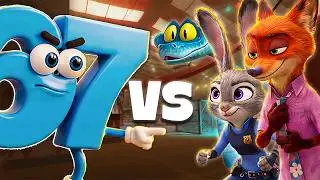67 BRAINROT vs Zootopia 2 Characters - Crazy Battle Compilation!