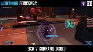SWTOR Bonus Boss: GXR 7 Command Droid | The Black Talon | Level 75 Lightning Sorcerer | 1080p