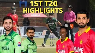 Pakistan vs Zimbabwe 1st T20 Highlights | Tri-Series 2025