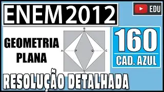 [ENEM 2012] 160 📘 GEOMETRIA PLANA - Para decorar a fachada de um edifício, um arquiteto projetou a