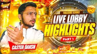 CASTER DAKSH CRAZY REACTION 🤯🔥|DAILY LIVE LOBBIES HIGHLIGHTS |PART 1| #freefire @FOZYAJAY