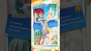 Sun, sand, and the beach at summer! Not forgetting NIKKEs and their new swimwear! #nikke #anime