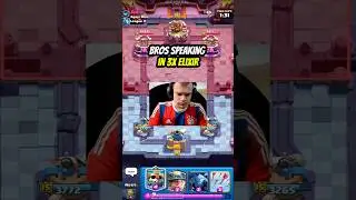 Bros speaking in 3X ELIXIR 😂 #viral #trending #jynzxi #clashroyale #twitchclips