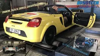 200KW N/A K24 MR2 + PERFORMANCE UNIT DYNODAY @ DYNOTEC