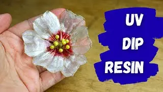 UV Resin Dip Set im Test | Drahtblume selber machen 🌸