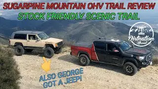 Testing our new Jeep XJ on a stock friendly, scenic trail! Sugarpine Mountain OHV Trail Review!