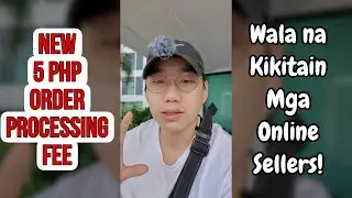(SEPT 2025) LAZADA SHOPEE PHILIPPINES ONLINE SELLER FEE INCREASE | 5 PESOS ORDER PROCESSING FEE