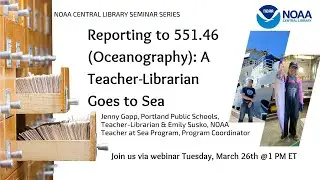 Reporting to 551.46 (Oceanography): A Teacher-Librarian Goes to Sea