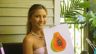 Painting with Gem | Papaya