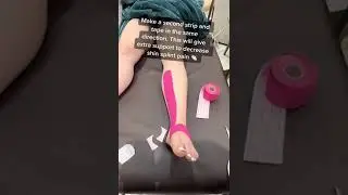Learn how to tape your shin splints for sports with Arville! #shinsplints   #spidertech