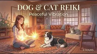 2 Hours Dog & Cat Reiki Music ✨ Balanced Energy & Calm Vibration for Anxious Pets