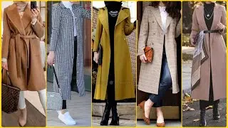 Stylish Winter Long Coat for Ladies| Winter Long Jacket/Trench Coat| Winter Long Coat Outfit Ideas|
