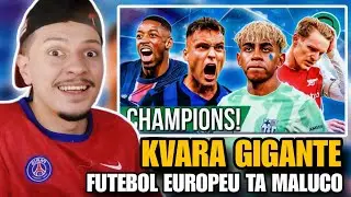 ♫ EU TE AMO CHAMPIONS!!! INTER 4x3 BAR&Ccedil;A, HIST&Oacute;RICO! PSG NA FINAL! | FutPar&oacute;dias | REACT