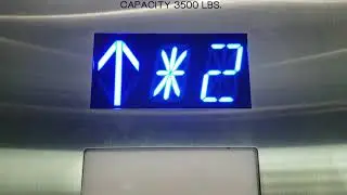 LOUD! Ramp 6/Hilton Elevator stuck in Nudge mode!