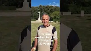 Carmelo has been caring for our war cemetery at Syracuse on Sicily for almost 40 years
