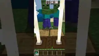 mob proof door 😱 #minecraft #shorts #short #minecraftbuild #minecraftshort