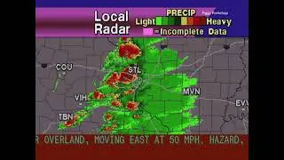 PDS Tornado Warning for Violent Tornado in St. Louis, Missouri | NOAA Weather Radio