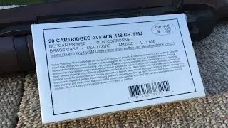 7.62x51mm, 148gr FMJ, German No Name (MEN) Surplus, Velocity Test