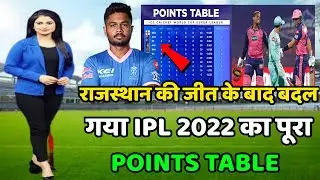 Points Table Ipl 2022 Today | RR vs LSG After Match Points Table | Lsg vs Rr Live | Points Table