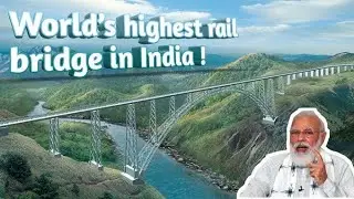 Chenab Railway Bridge Jammu & Kashmir #railway #narendramodi 