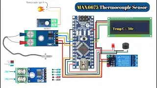 MAX6675 Thermocouple Sensor With Arduino