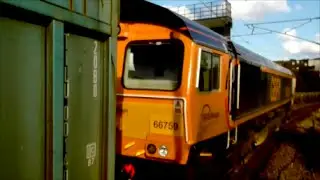 66759 (4Y19 Mountfield-Southampton) @ Willesden Junction - 1st November 2014