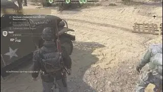 Call of Duty WWII Sandbox Map in Third Person