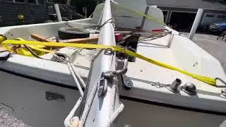 5-28-24 Auction: 1982 Vandestadt & McGruer Siren 17 sailboat & trailer