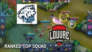 RANKED TOP SQUAD EVOS VS LOUVRE - MOBILE LEGENDS