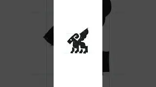 Mythical winged goat animal creature logomark design sketching process video by @Anhdodes
