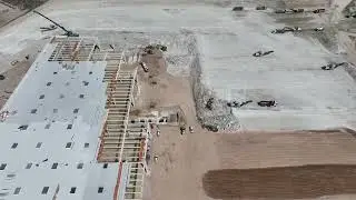 Dron sobrevolando el futuro proyecto de Ontigola (Toledo)