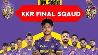 ll Kkr full squad ll Kkr full and final squad for  tata ipl 2026 ll