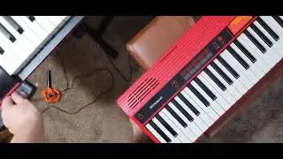 How to connect the Roland go keys 61 keyboard to the audio interface