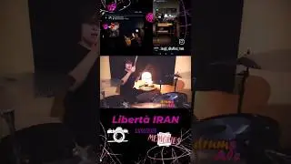 libert&agrave; IRAN 💪🥁🎇 #drummer #batterista #drums #creativdrums #music #drumming #butifyoucloseyoureyes