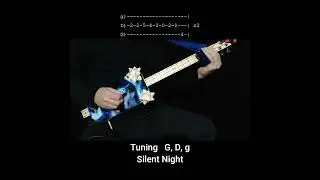 Silent Night - Easy Beginner Fretless Cigar Box Guitar 
