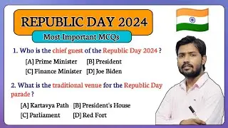 Republic Day 2024 🇮🇳 : Most Important GK MCQs || Quiz @letsknoweverything