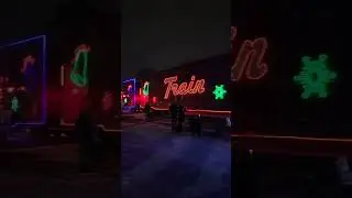 Christmas Train! #shorts #tiktok #christmas #trian #lights #xmaslights #christmaslights #canada #fyp